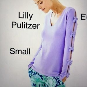 New with Tags***Lilly Pulitzer lilac bow sweater!